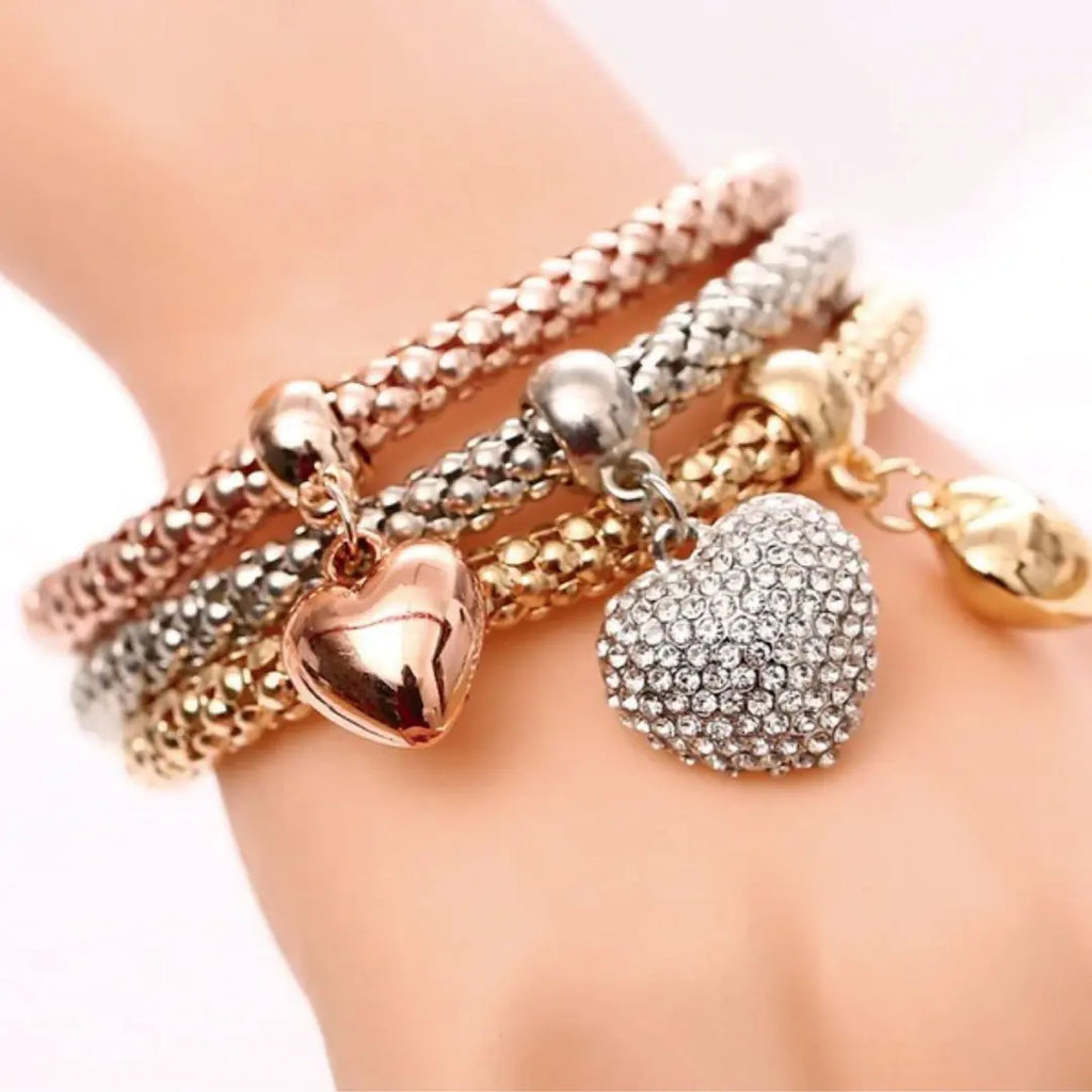 GSR Bracelet Set Bubble Hearts
