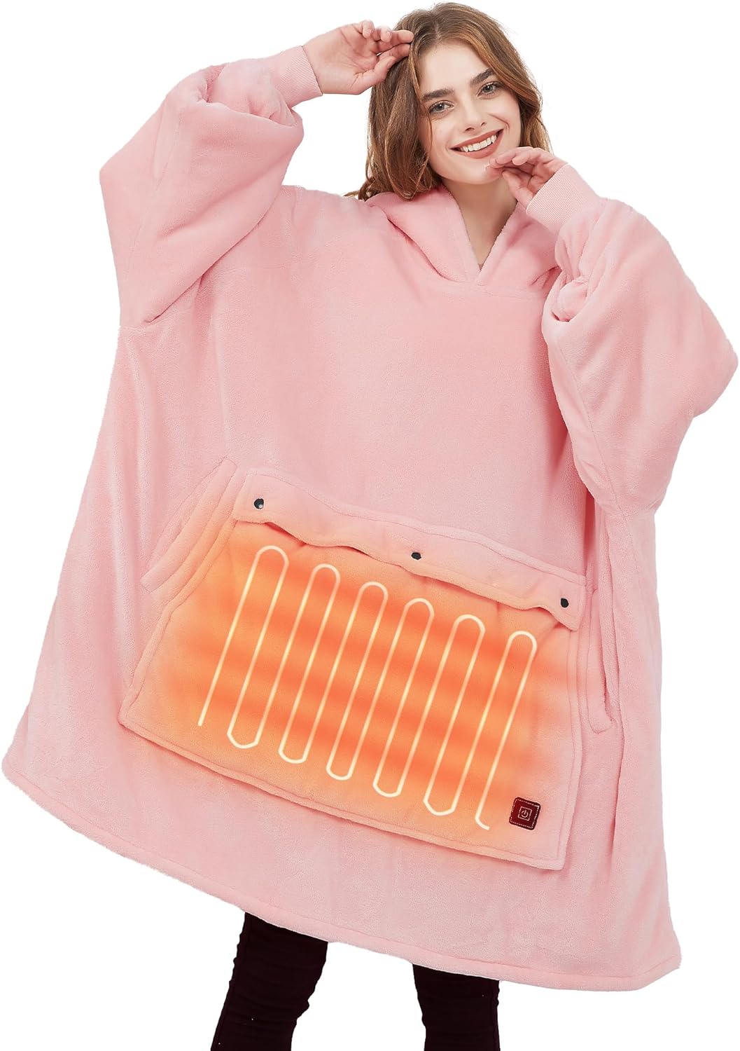 Heated Wearable Blanket Lazy Hoodie