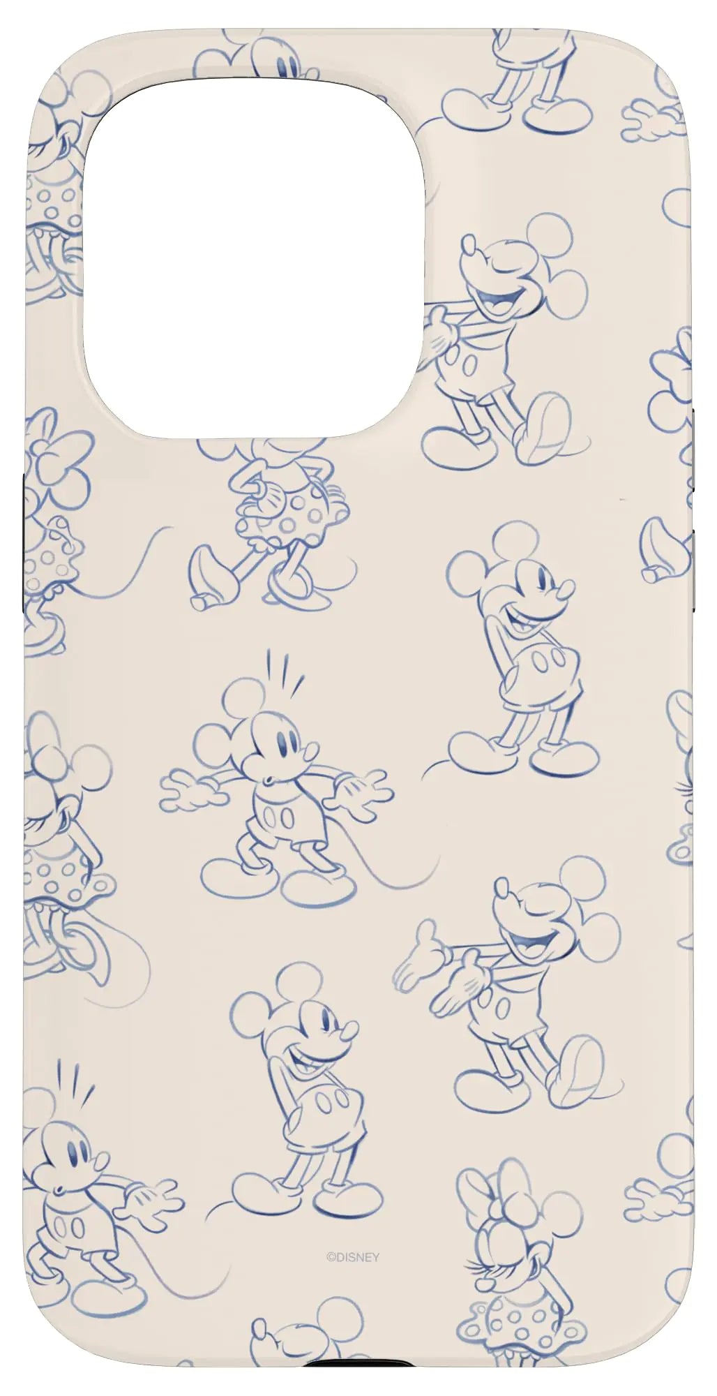 iPhone 16 Plus Disney Mickey and Minnie Mouse Retro Vintage Art Case