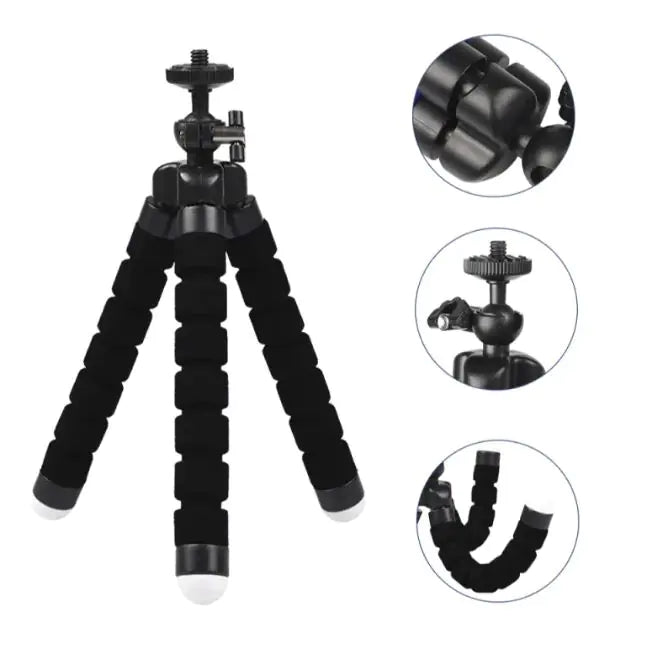 Flexible Octopus Mini Tripod Bluetooth Remote Stand Holder