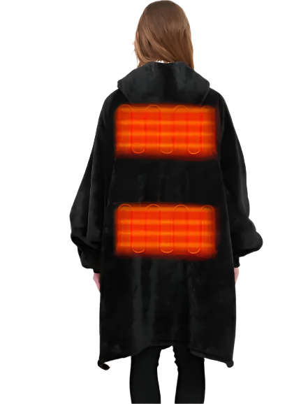 Heated Wearable Blanket Lazy Hoodie
