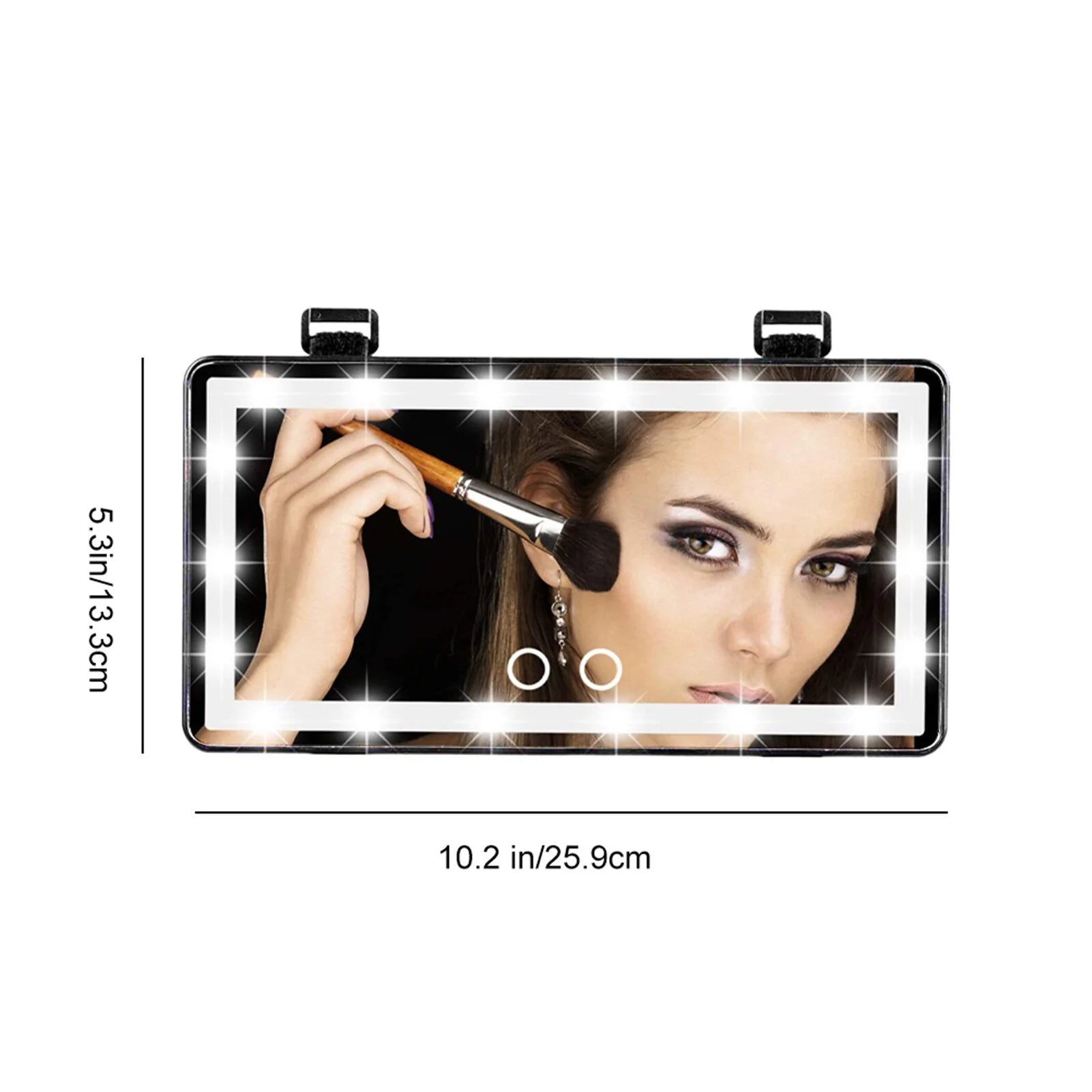 Universal Car LED Makeup Mirror
