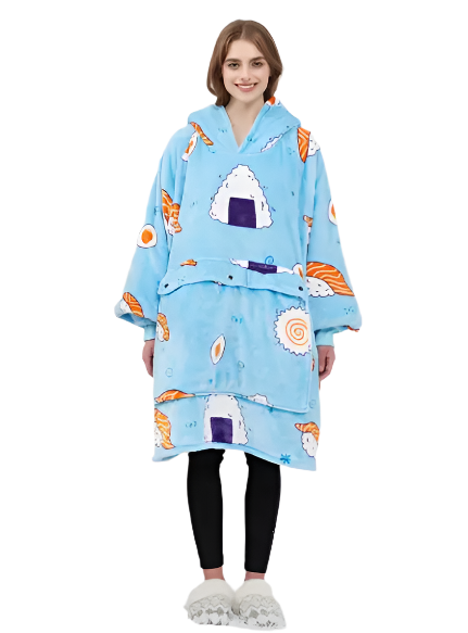 Heated Wearable Blanket Lazy Hoodie