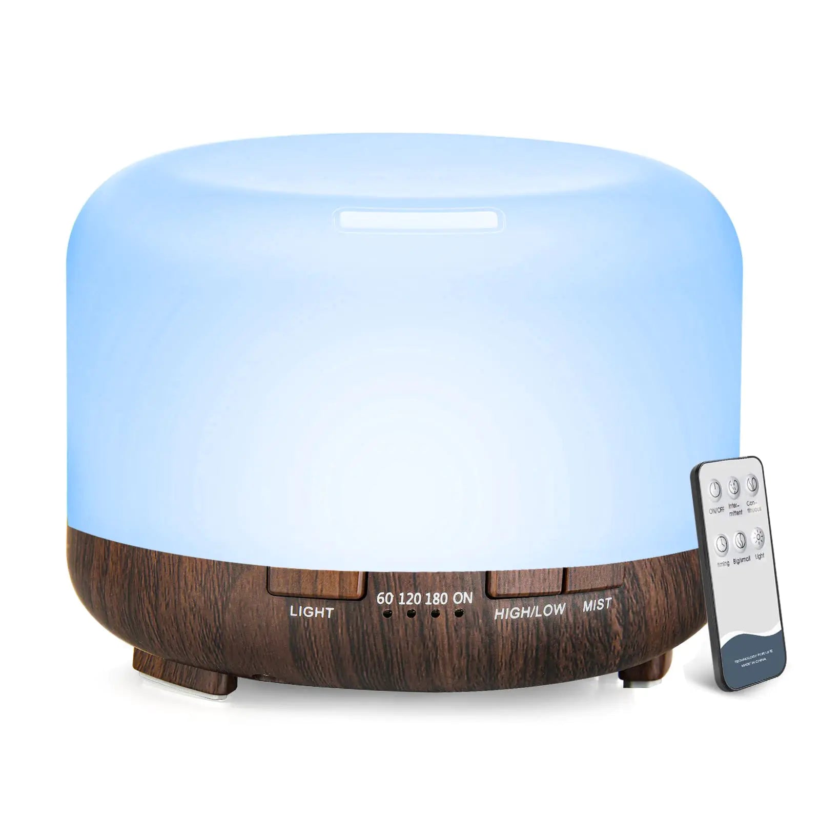 YIKUBEE 500ml Essential Oil Diffuser with Remote Control