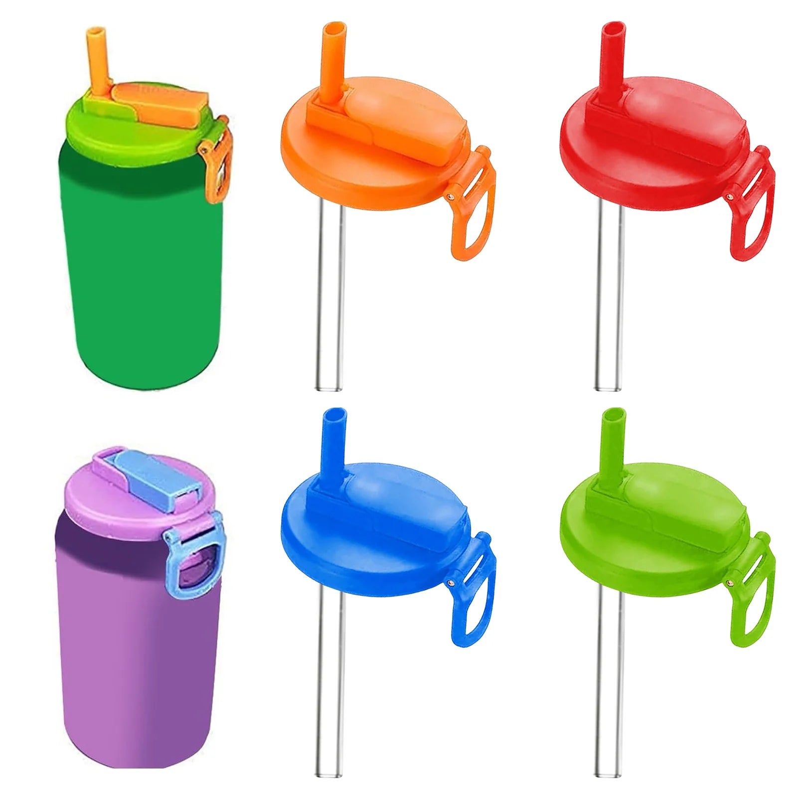 Soda Can Lid with Straw Turns cans into cups