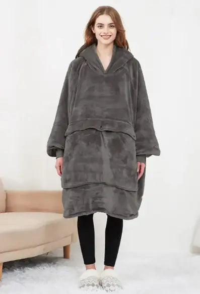 Heated Wearable Blanket Lazy Hoodie